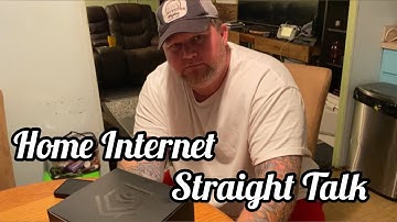 Straight talk unlimited internet unboxing and testing