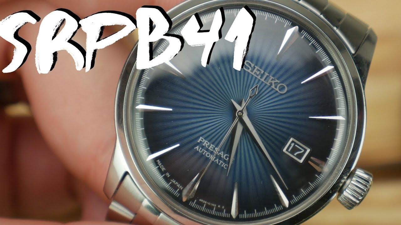 Seiko Presage Cocktail Time SRPB41 Quick Look and Specs - YouTube