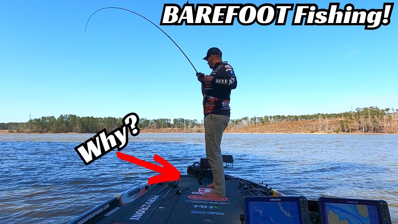 The ADVANTAGES To Barefoot Bass Fishing?!?! Am I NUTS For This? YouTube