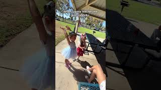 Sophia teaching kids Gabriela is the sweetest thing ever! cr.annamariapdtk on tt #katseye #girlgroup