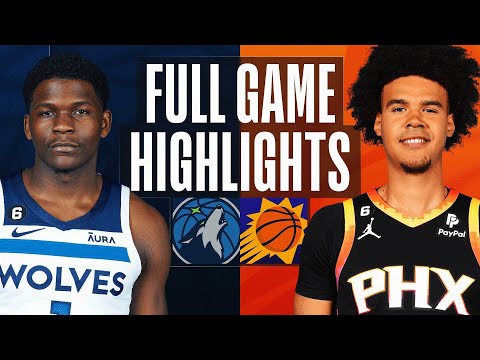 Timberwolves at suns | nba full game highlights | november 1, 2022