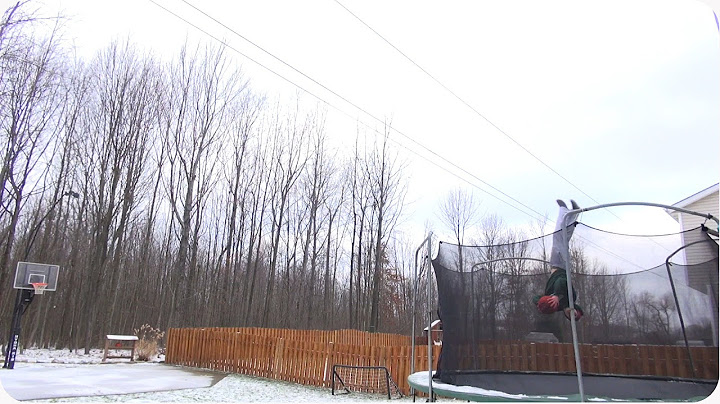 INCREDIBLE Basketball Trick Shot | Trampoline Backflip #WIN