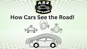 How Cars See the Road! Radar, Camera & Ultrasonic – Explained Simply!