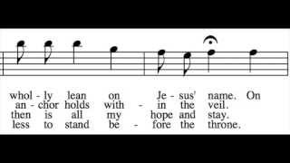 The Solid Rock - Tenor Only - Learn How to Sing Hymns