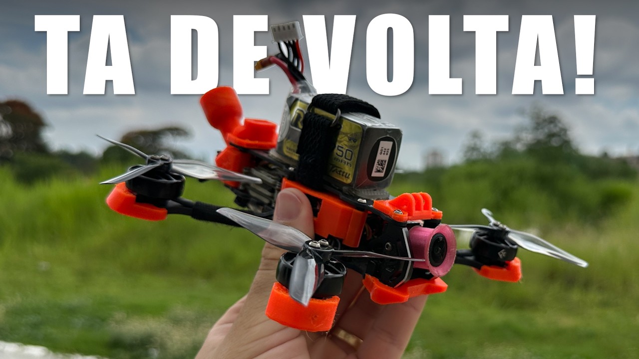 🛸VOLADOR o RETORNO! TESTE pós QUEDA com FRAME NOVO! 🚀