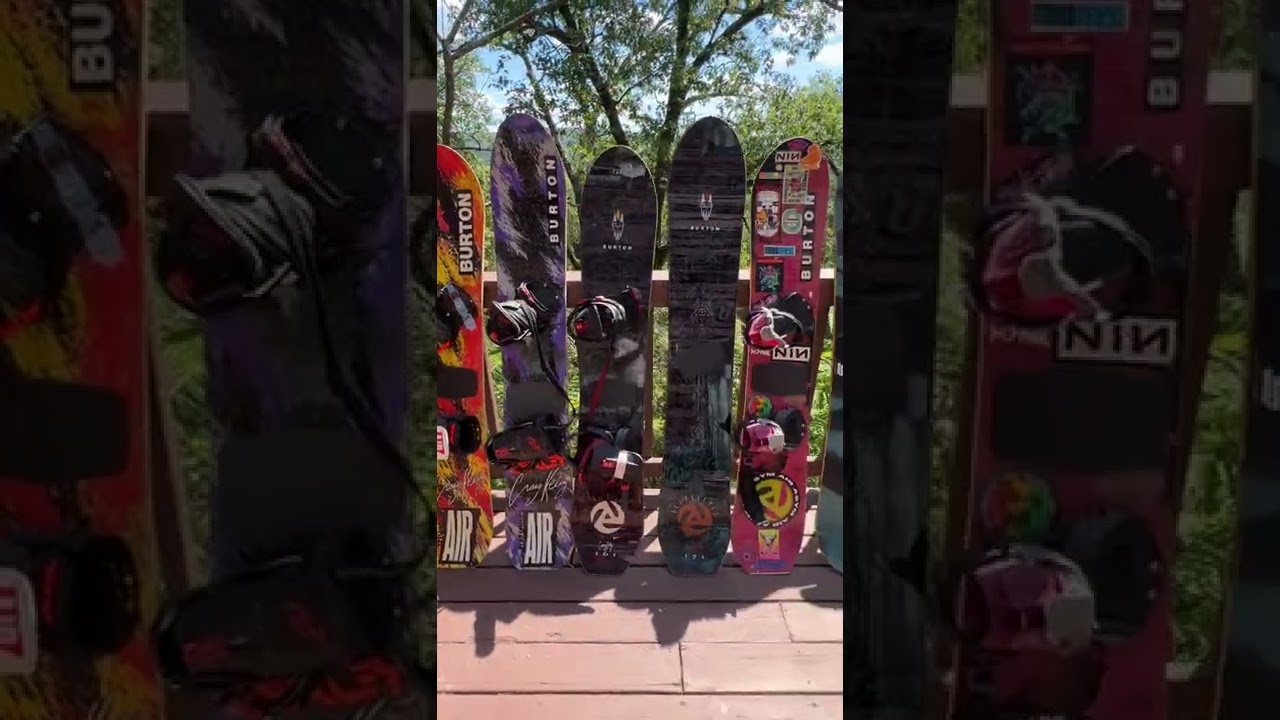 Vintage Collection of Burton Snowboards for Sale - YouTube