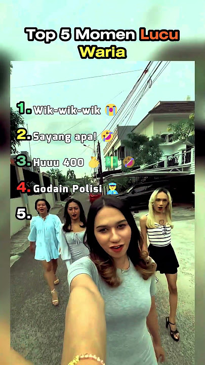 Top 5 Momen Lucu Waria 🤣
