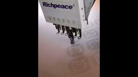 Richpeace cnc leather sewing+perforation+embroidery machine