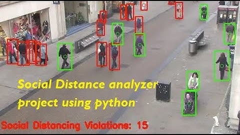 Social Distance analyzer project using python |Covid Social distance analyzer using Machine learning