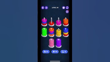 Hoop stack लेवेल 30 कैसे पूरा करें #shorts #shortsfeed #shortsviral #shortsvideo #stacolor #trending