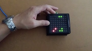 Arduino based Bi-color LED Matrix Flappy Bird Game