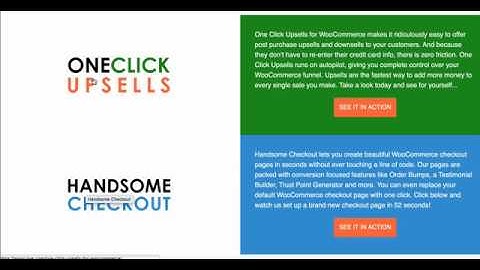 How Handsome Checkout Pages for WooCommerce Work Seamlessly with One Click Upsells