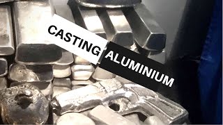 Casting Scrap Aluminium To Try Make A Gun Melting Aluminium