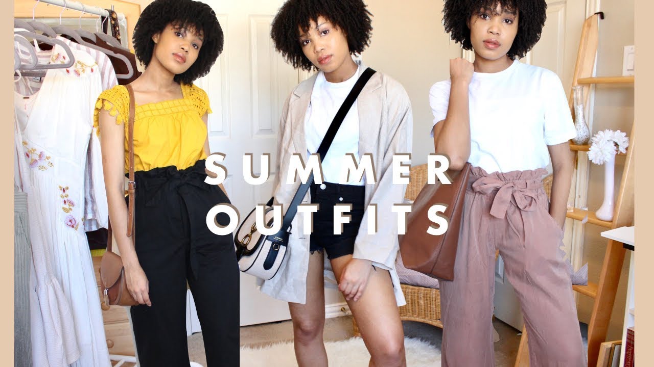 10 Casual Summer Outfits Summer Lookbook 2019 ☀️ YouTube