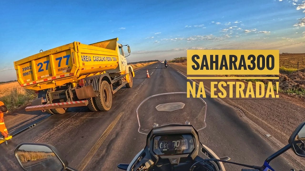Honda XRE300 Sahara - Comportamento estrada