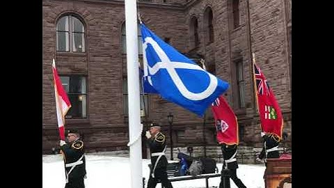 Metis Flag Raising