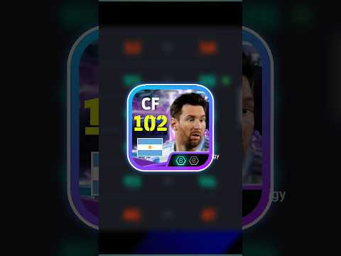 102 Rated ShowTime Lionel Messi Best Training Guide How To Train Messi In EFootball 2026 Shorts