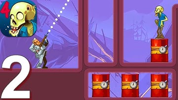 Stupid Zombies 4 - Gameplay Walkthrough Part 2 Levels 51-85 (Android, iOS Gameplay)