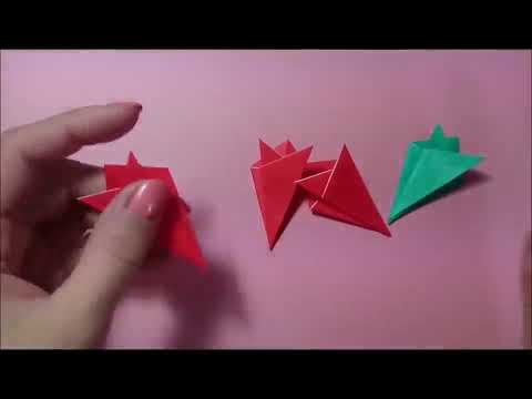 母親節摺紙 康乃馨摺法 Origami Tutorial Carnation