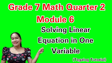 Solving Linear Equation in One Variable|Grade 7 Math Quarter 2 Module 6 #maths #mathematics #math