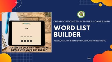 Interactive Letter Tile Spelling Games with Word List Builder | Emily Gibbons | The Literacy Nest