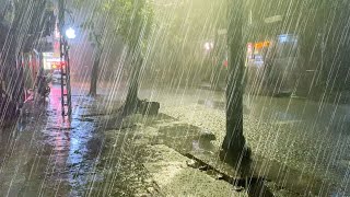 Relaxing Rain to Help you Sleep  Heavy Rainstorm and Deep Thunder Sounds  Rain Sounds for Sleeping