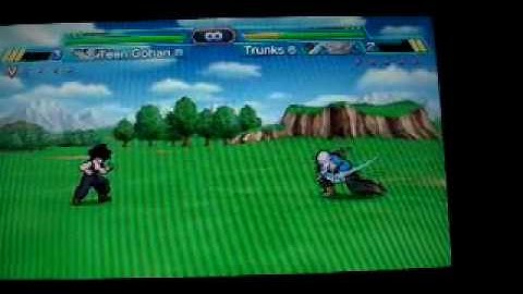 DRAGON BALL Z SHIN BUDOKAI SUPER SAYAIN 2 GOHAN VS TRUNKS