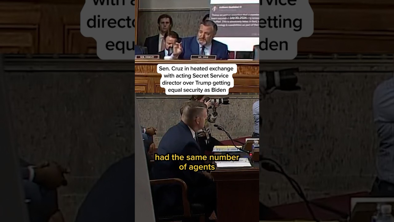 Sen. Cruz in heated exchange with acting Secret Service director over Trump security