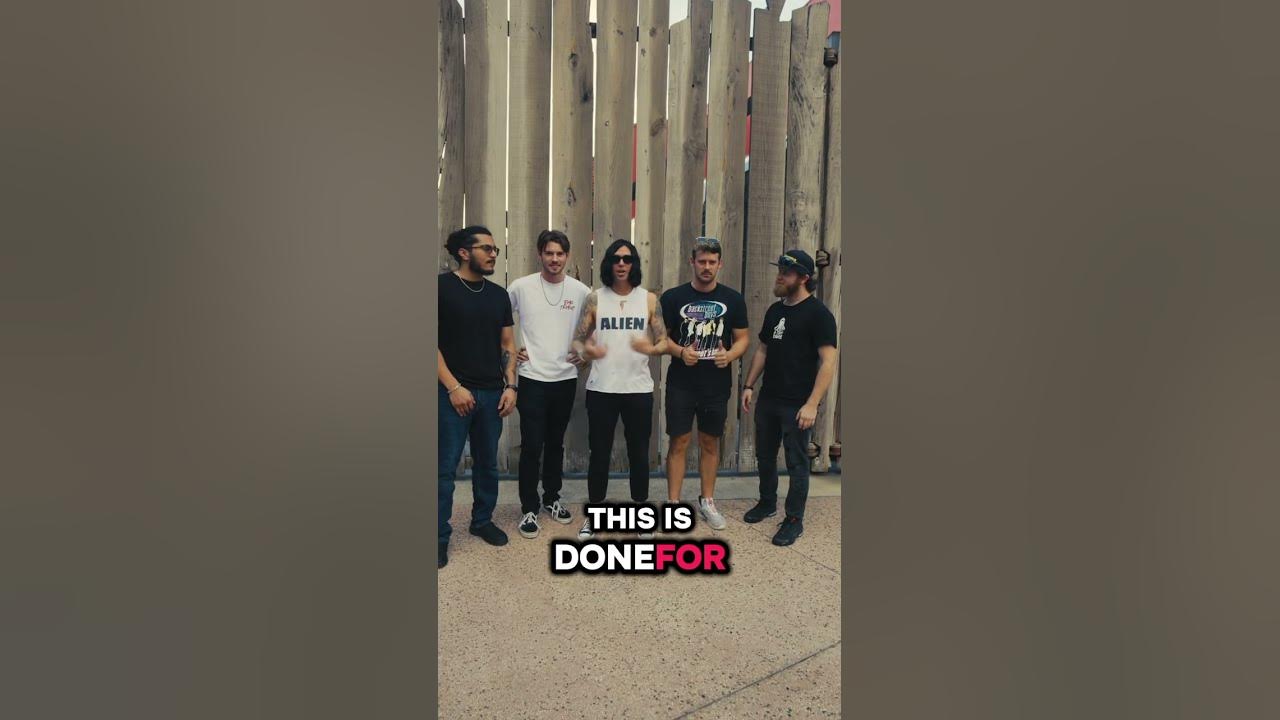 Kellin Quinn seen with DONEFOR promoting new song called Paradigm #sws #kellinquinn