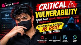 CRITICAL Check Point Vulnerability: CVE-2026-91843 | 9.8 CVSS | Root Access Without Login! screenshot 1
