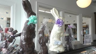 Logan candy shop sells giant 8 lb. chocolate bunnies