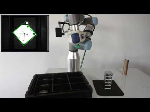Vision Camera VISOR® Robotic - Onderdelen oppakken van een tray - SensoPart