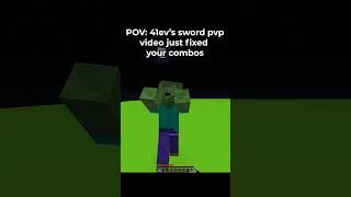 Learn how to Sword PvP Here ⬇️⬇️ | #minecraft #swordpvp #howto