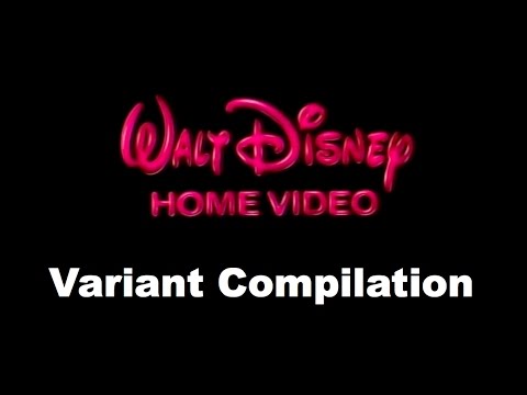 1986 Walt Disney Home Video Logo - Variant Compilation (UPDATED 4/1/17)