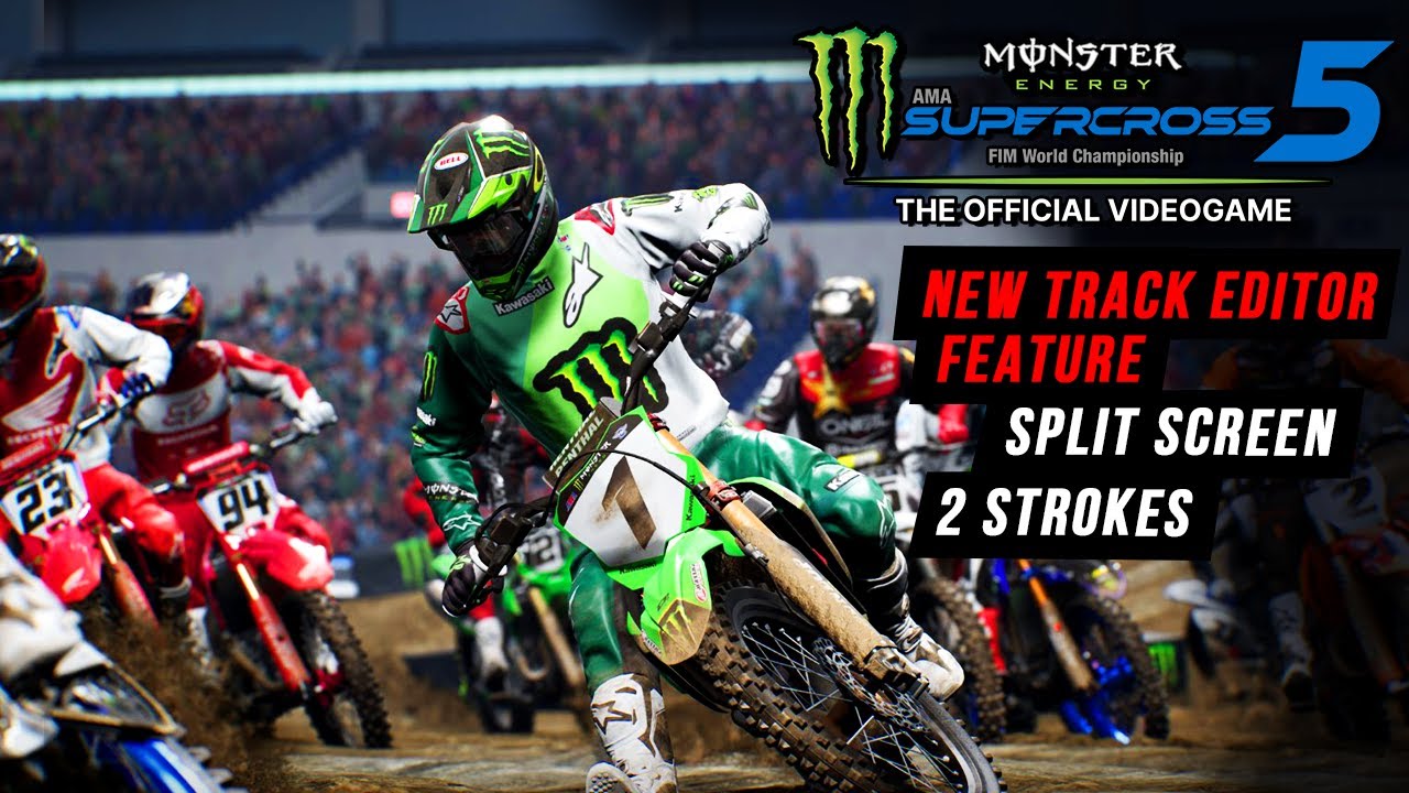 Monster Energy Supercross 5 - New Feature In Track Editor - Big New Things Have Been Added!