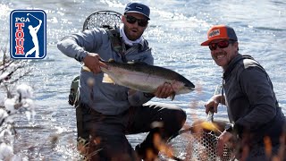Wyndham Clark goes fly fishing in Colorado snow