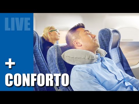 Vídeo: Como posso ficar mais confortável em um avião?