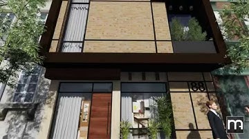 LUMION 7 - 3d animation architecture - modern house