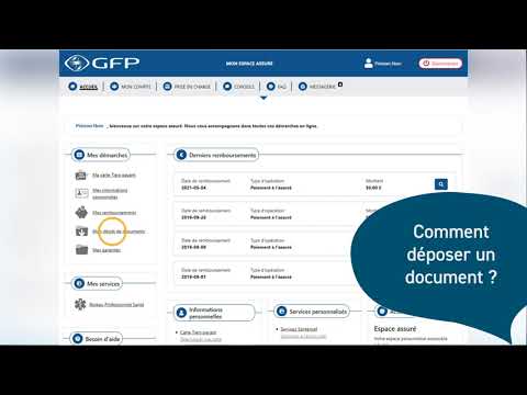 Tuto Dépôt de documents - Espace personnel