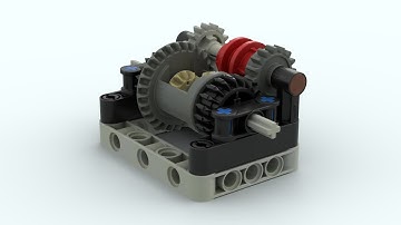 Lego how to build Diff Lock System (351)