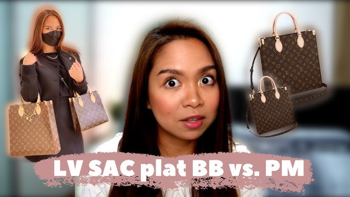 THIS BAG HOLDS WHAT?! PETIT SAC PLAT LOUIS VUITTON - REVIEW/DEMO/MOD SHOT 