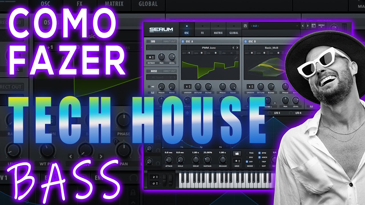 Como Fazer BASS de Tech House no Serum YouTube