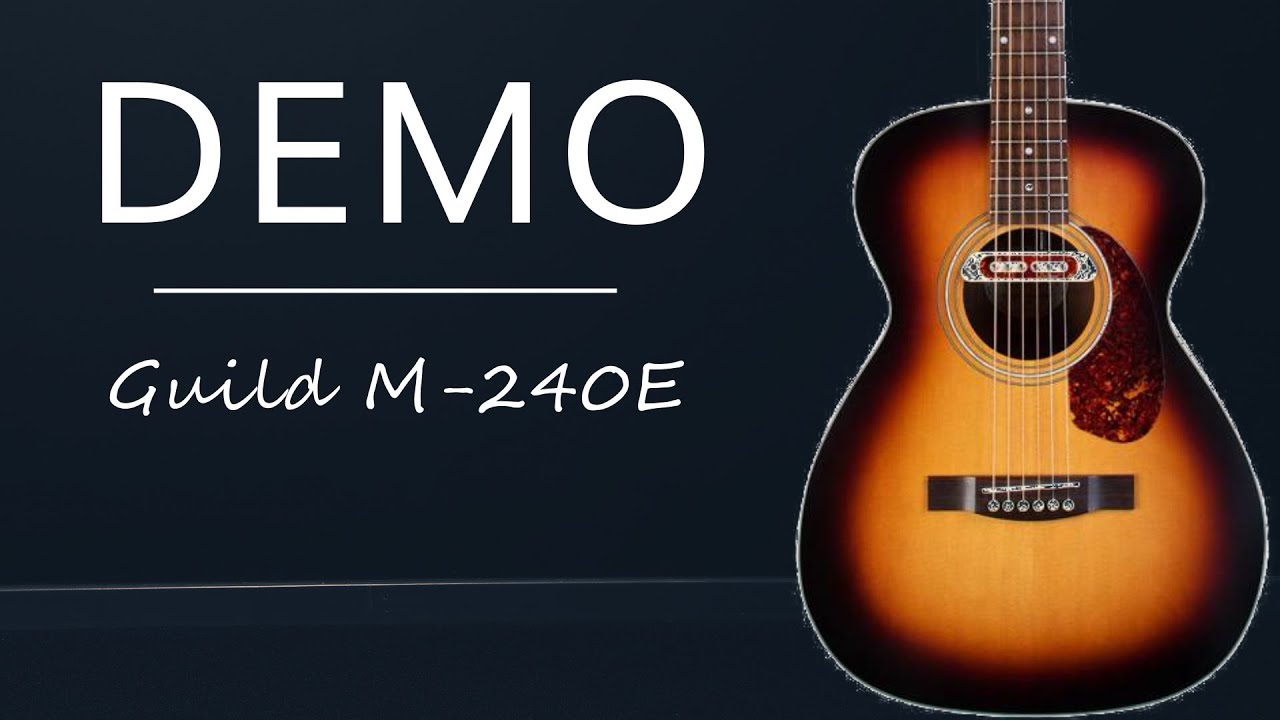 Guild M-240E Troubadour VSB DEMO - Muziekhuis Souman