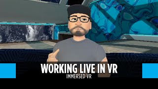VR Coworking Live in an @ImmersedVR Coffee Shop