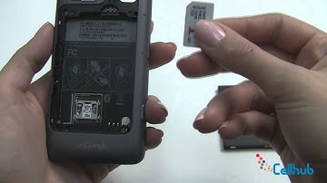 Install Sim Card and Battery on HTC G2