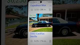 2002 Cadillac Deville 71K 6,250 Nice Car Watch Head Gasket Doe