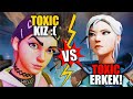 Maçıma Gelen TOXIC KIZ ve TOXIC ERKEK Vs Atıyor! | Valorant Dereceli