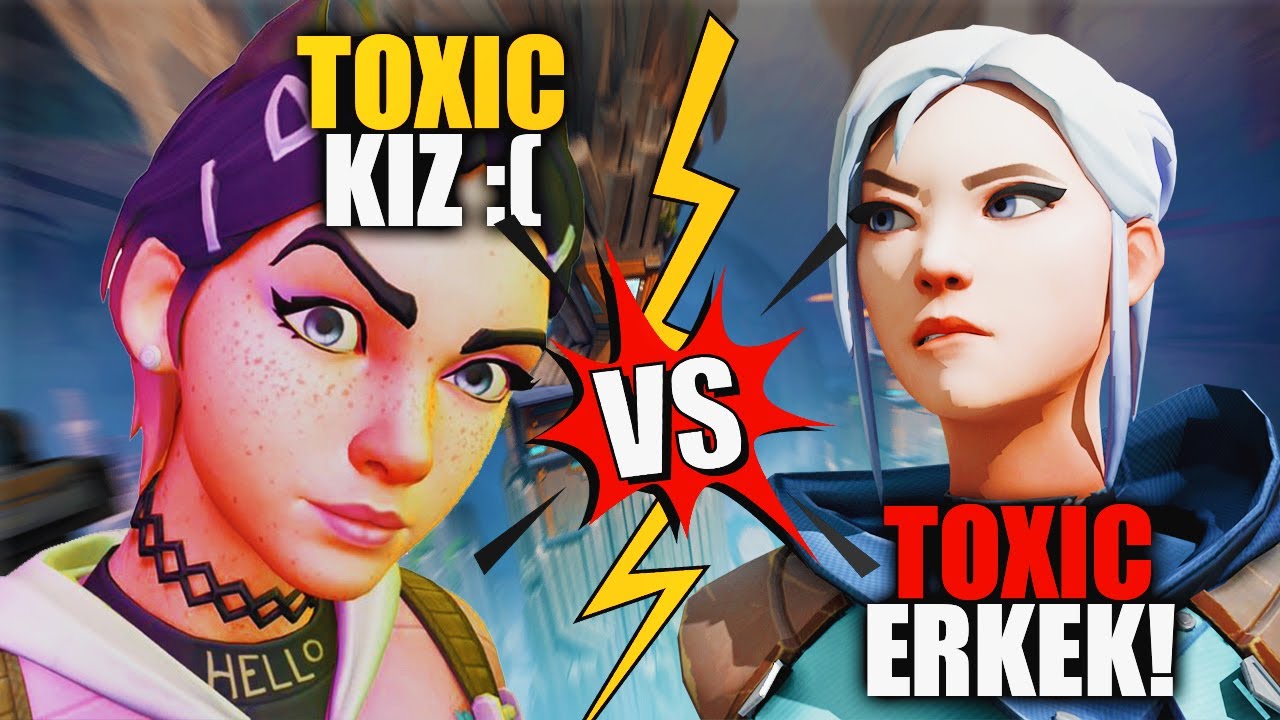 Maçıma Gelen TOXIC KIZ ve TOXIC ERKEK Vs Atıyor! | Valorant Dereceli