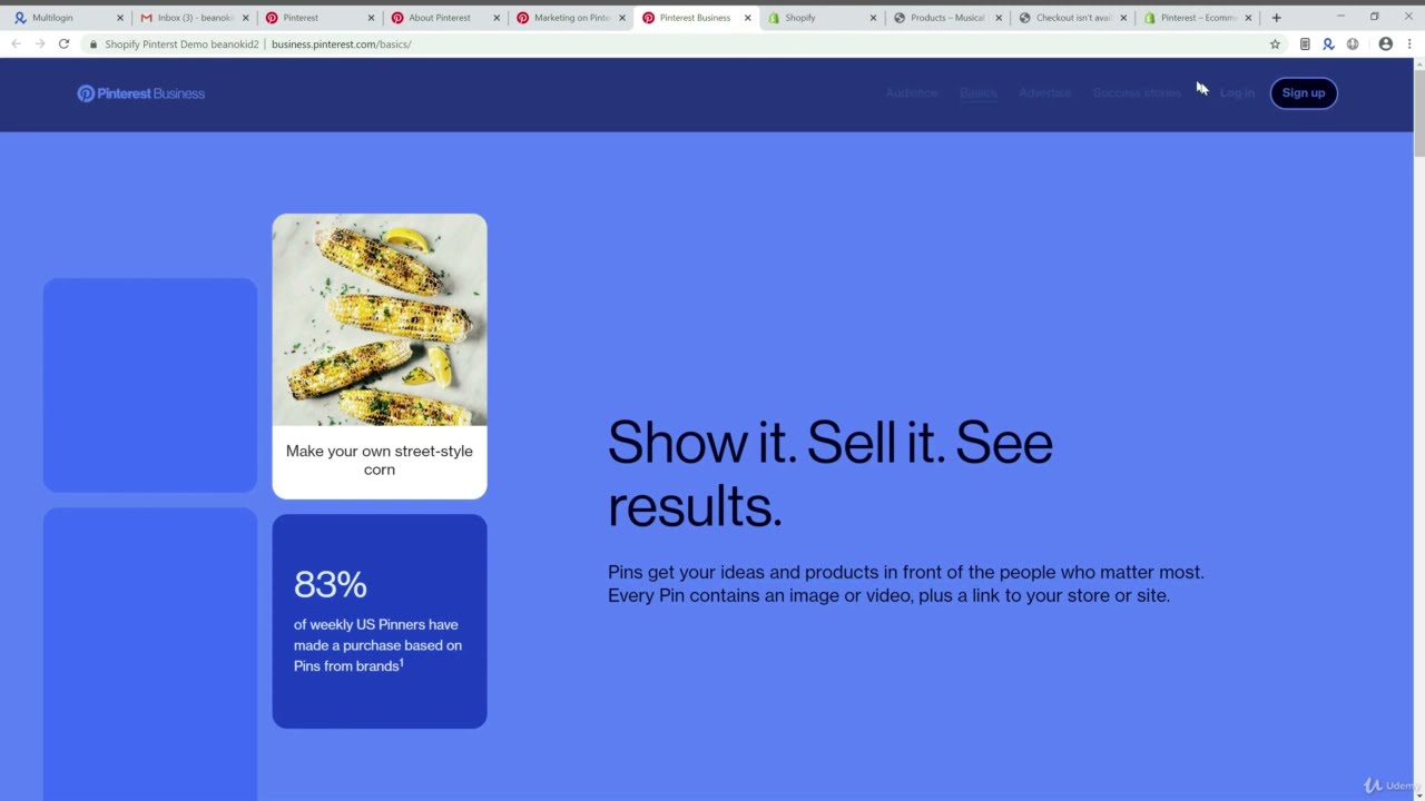 Installing the Pinterest App - Shopify With Pinterest