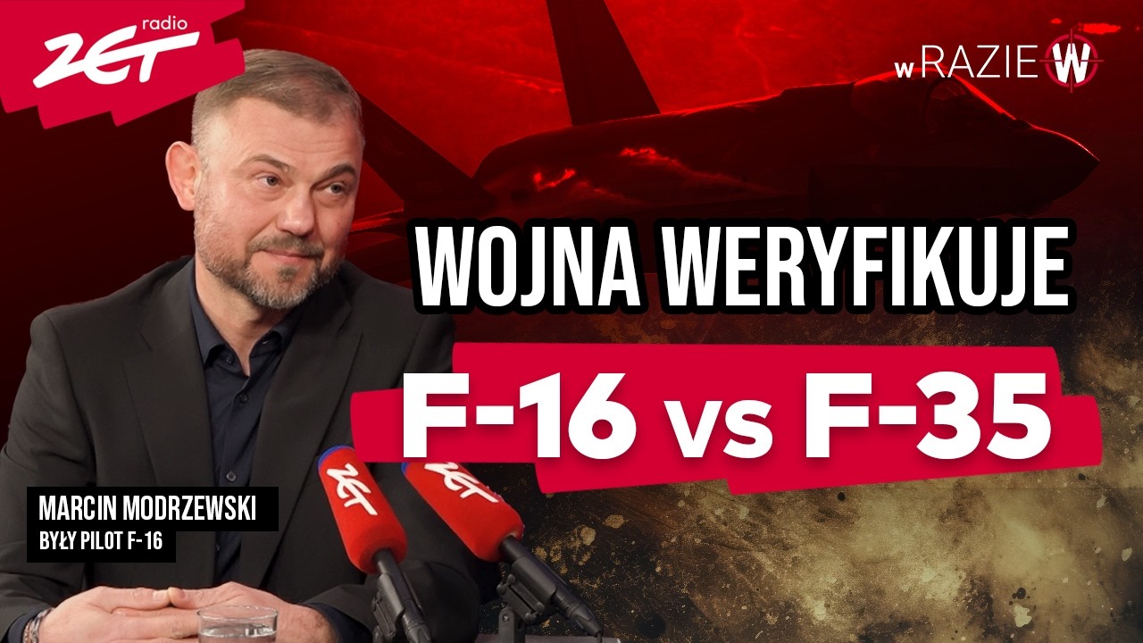 Czy F-35 to dobry wybór dla Polski? - Były Pilot F-16 Marcin Modrzewski o walce w powietrzu